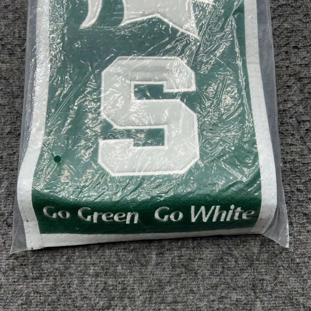 Michigan State Spartans Heritage Banners Wool Sign Decor